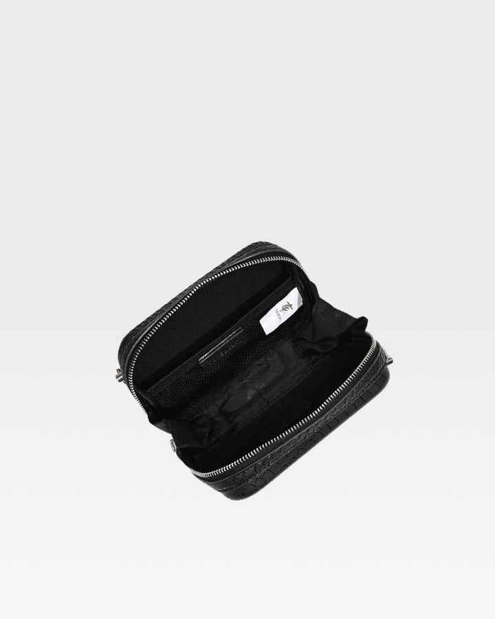 Apollo 1 Crossbody Messenger Bag in Black