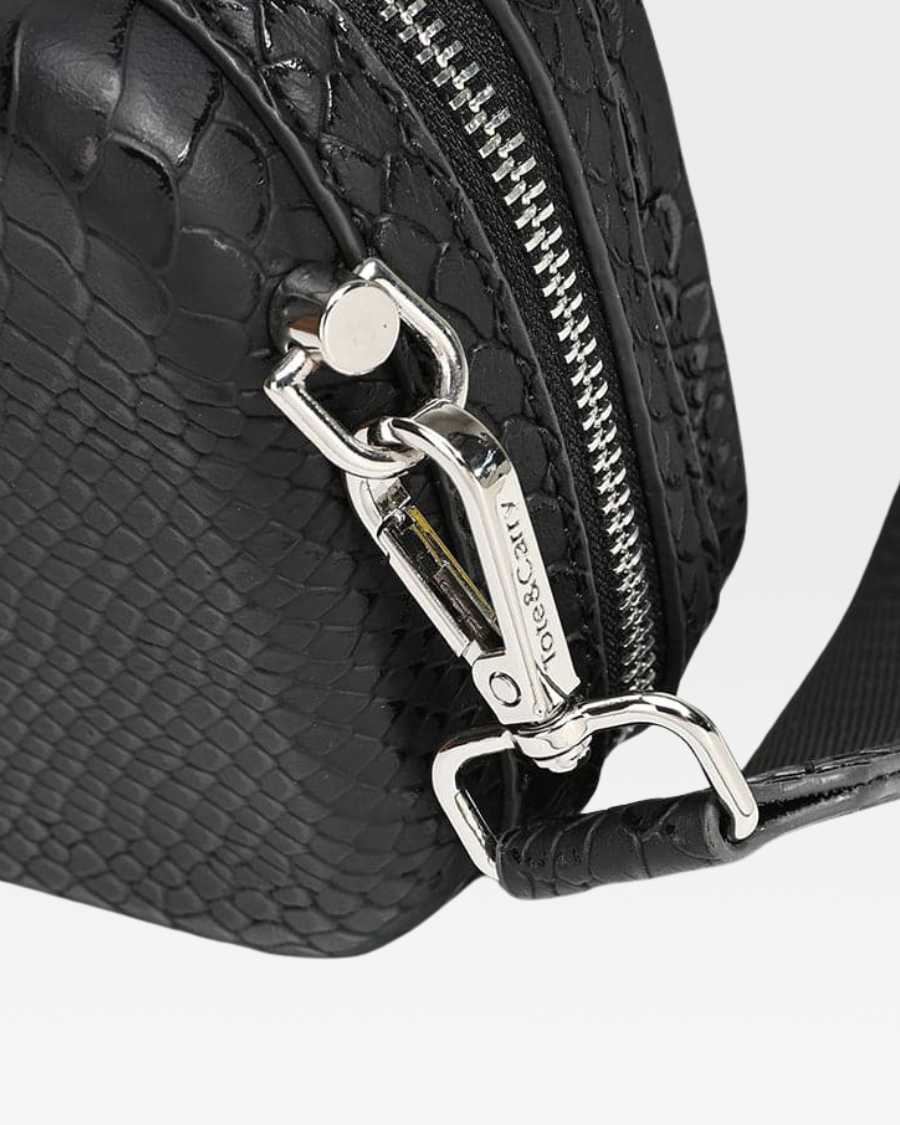 Apollo 1 Crossbody Messenger Bag in Black