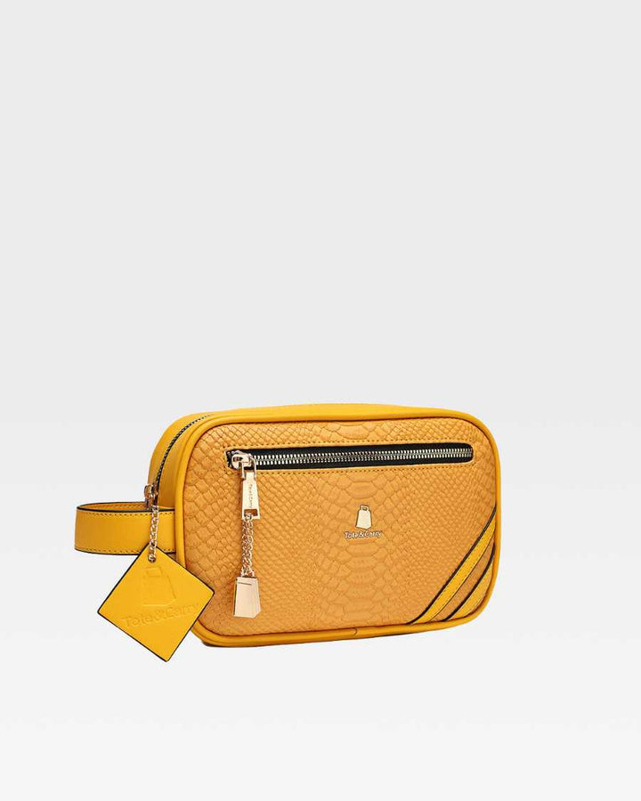 Apollo 1 Toiletry Bag in Mustard