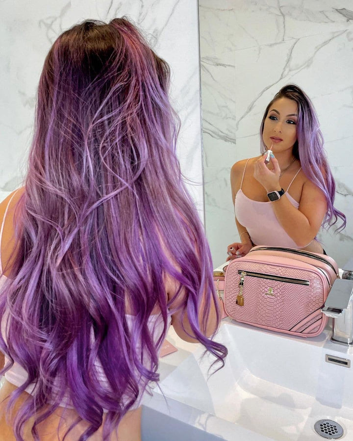 Apollo 1 Faux Snakeskin Toiletry Bags