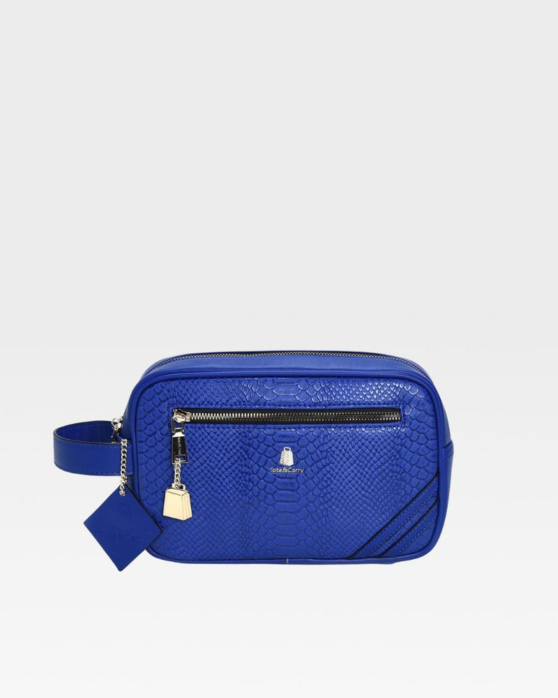 Signature Essential Toiletry Bag in Royal Blue