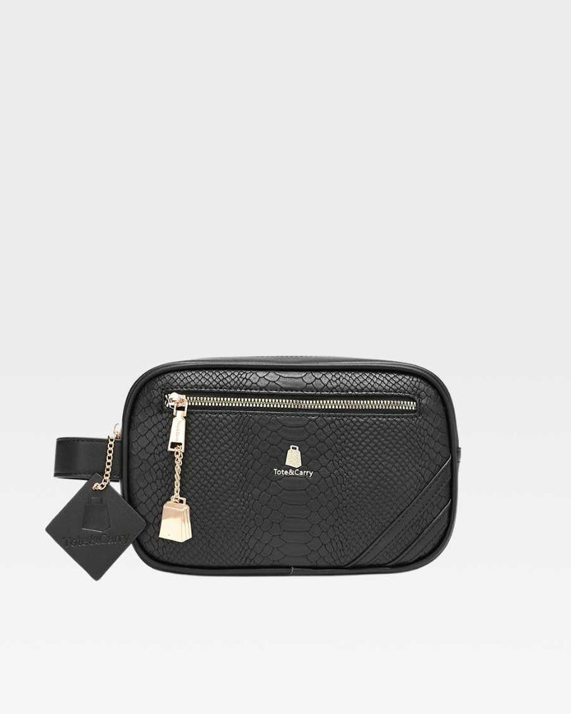 Signature Essential Toiletry Bag in Black