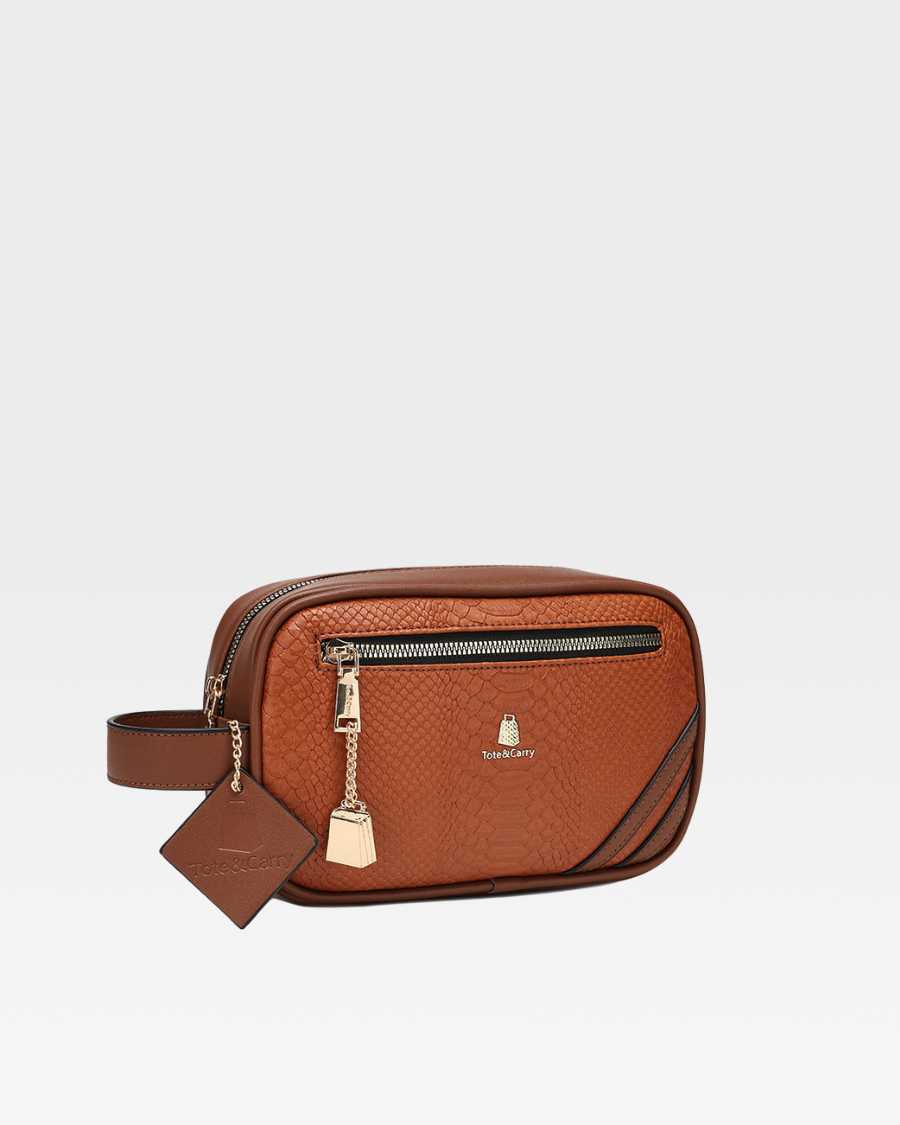Apollo 1 Toiletry Bag in Caramel