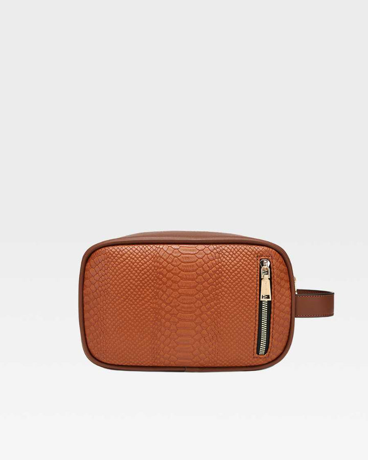 Apollo 1 Toiletry Bag in Caramel