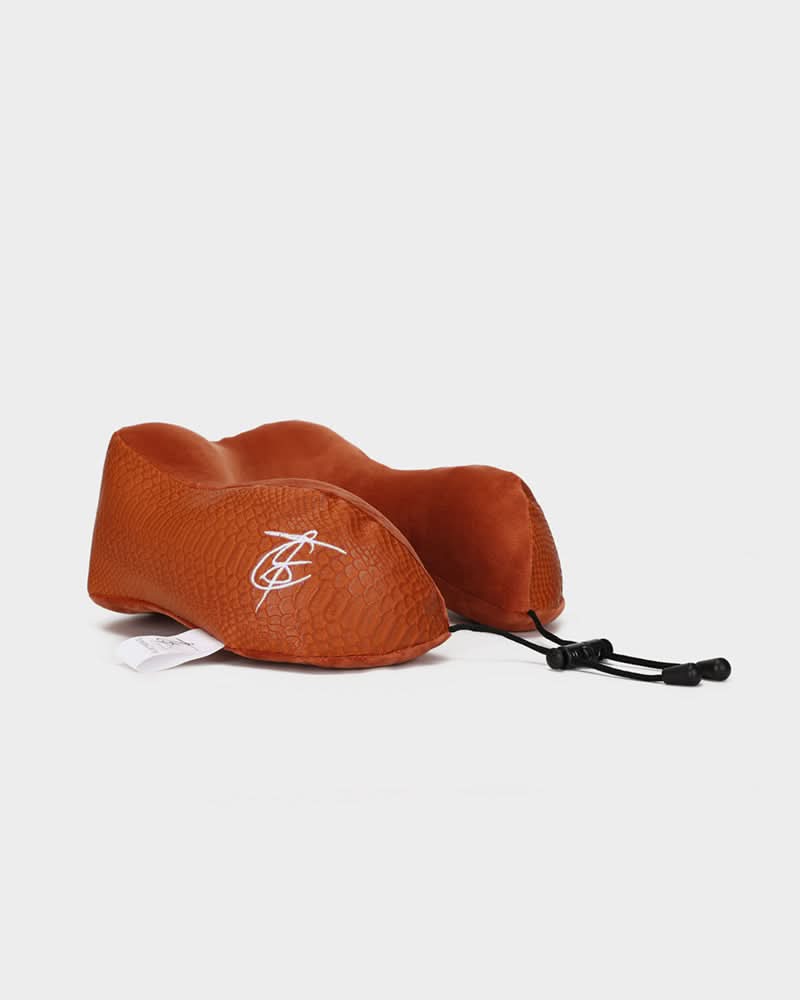 Apollo 1 Neck Pillow and Eye Mask Set in Brown