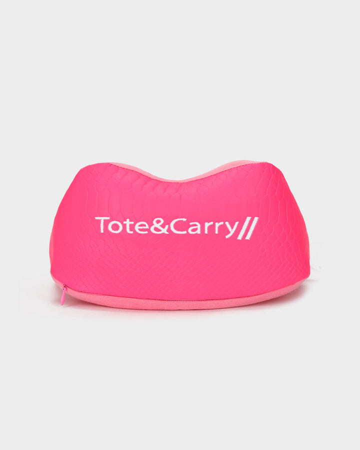 Apollo 1 Neck Pillow and Eye Mask Set in Neon Pink