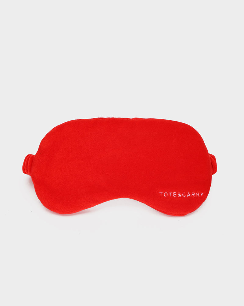 Apollo 1 Neck Pillow and Eye Mask Set in Red
