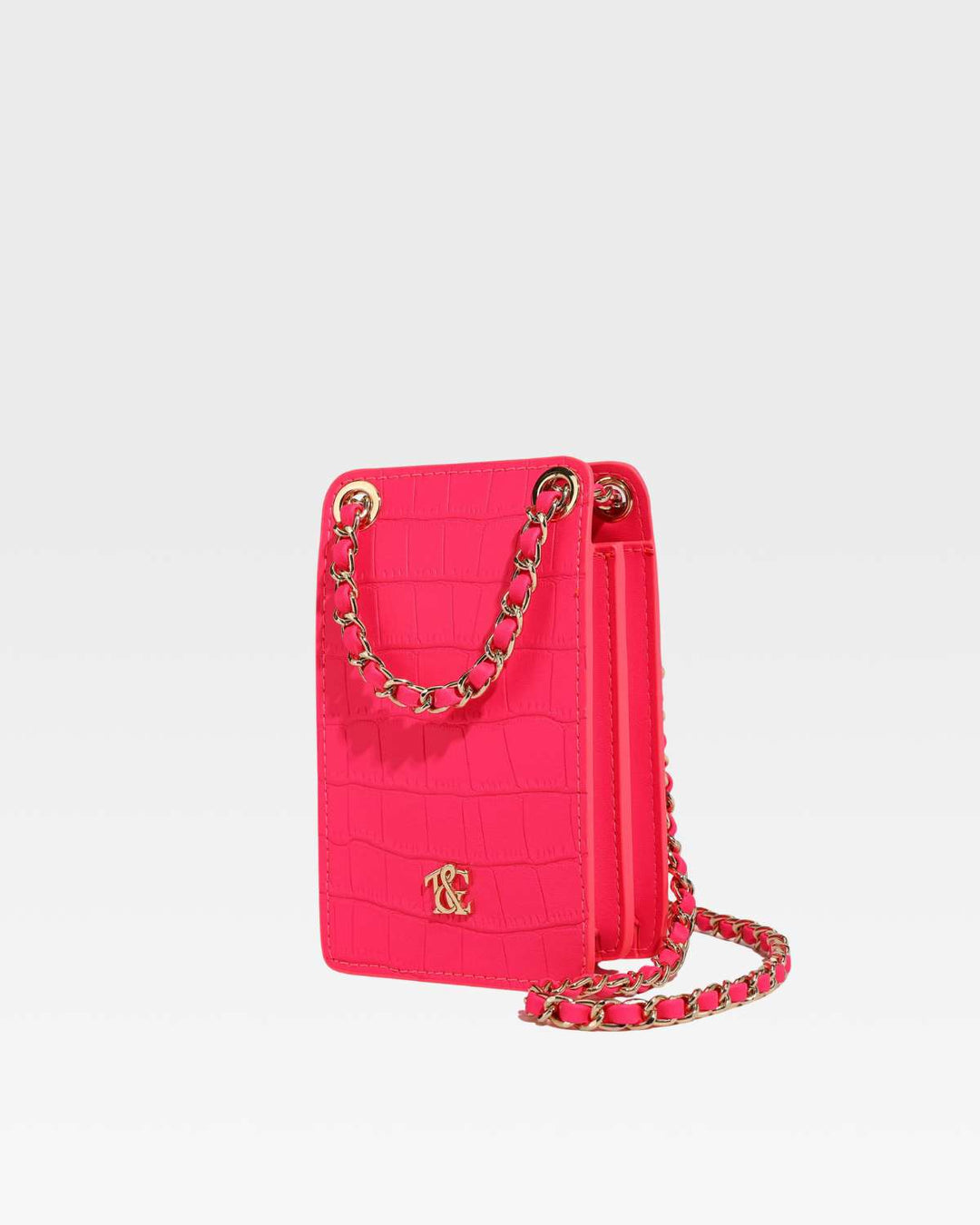 Phone Messenger Bag in Pink