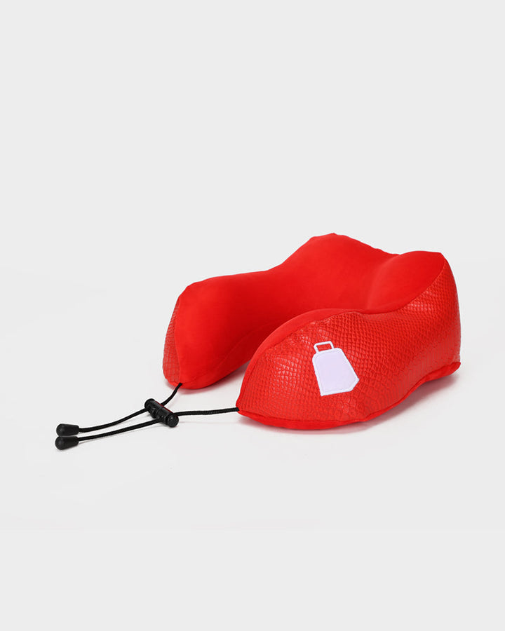 Apollo 1 Neck Pillow and Eye Mask Set in Red