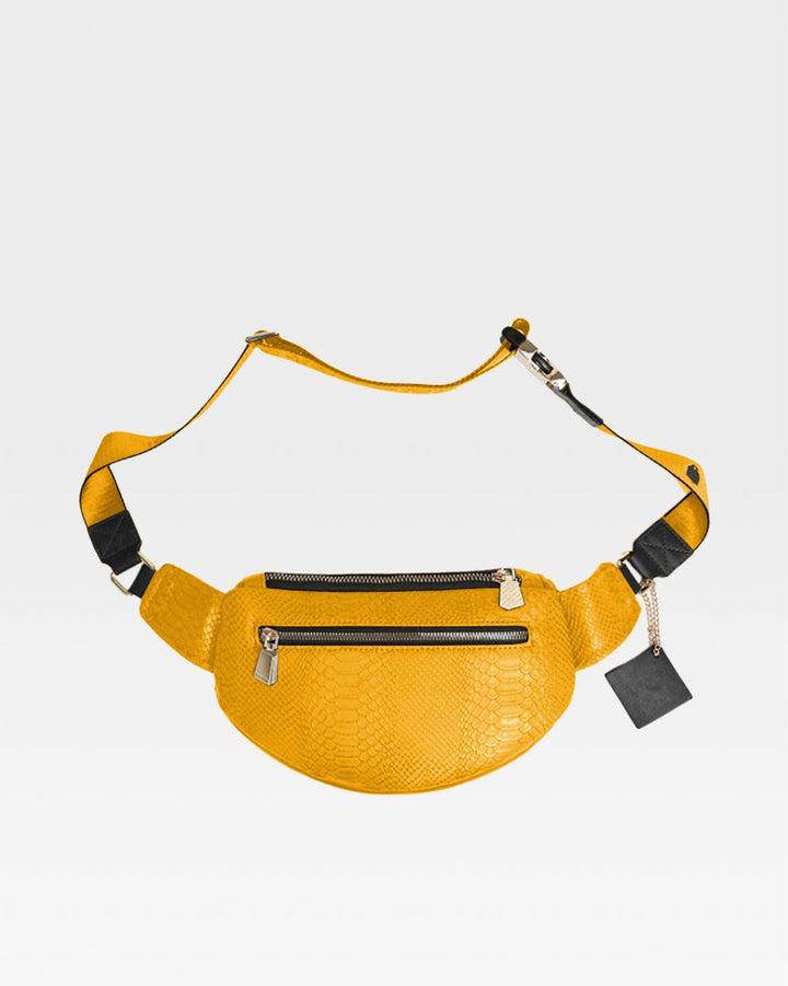 Signature Everyday Fanny Pack in Black & Yellow