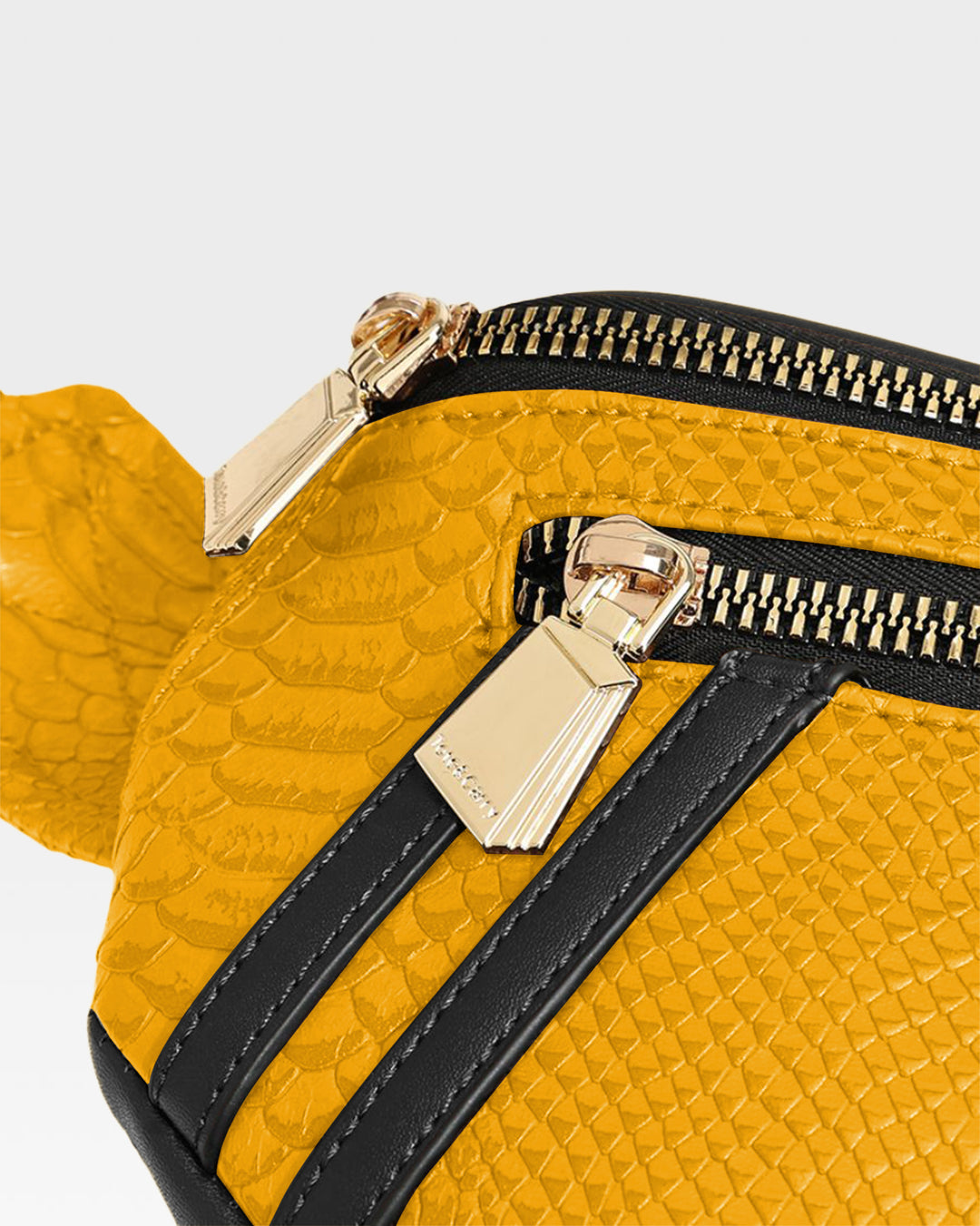 Signature Everyday Fanny Pack in Black & Yellow