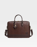 Signature Jetsetter Laptop Bag in Chocolate