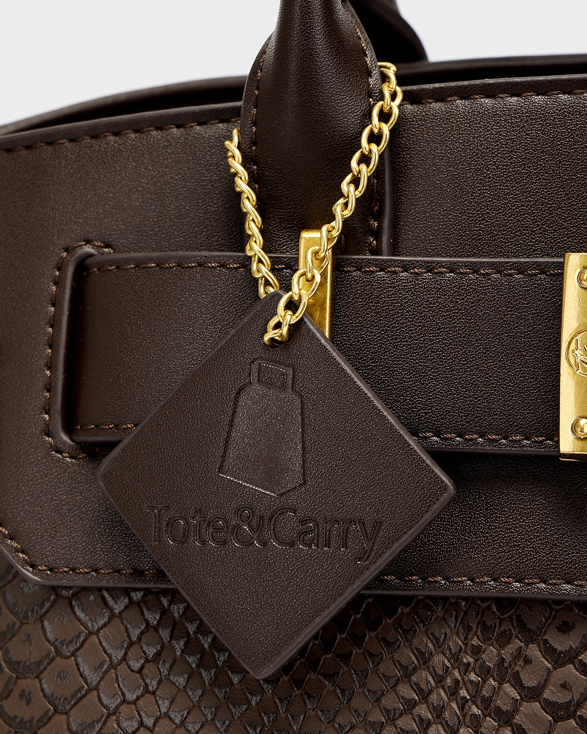 Signature Luxury Prosper Tote In Brown