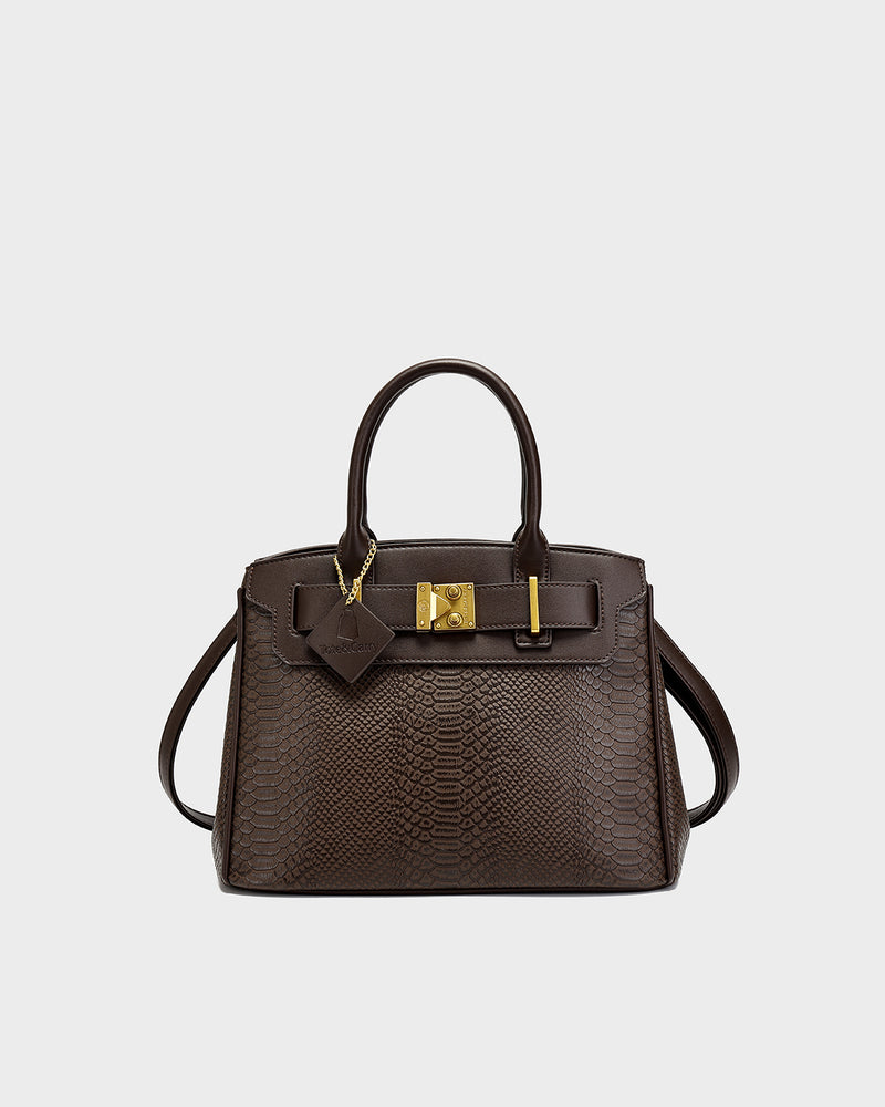 Signature Luxury Prosper Tote In Brown