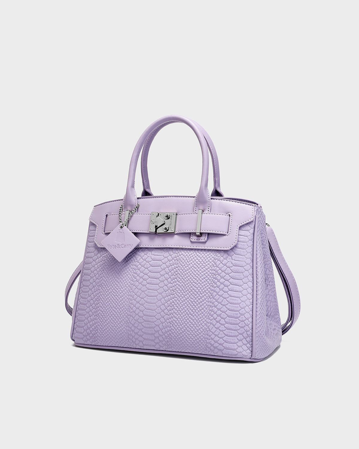 Signature Luxury Prosper Tote In Lavender
