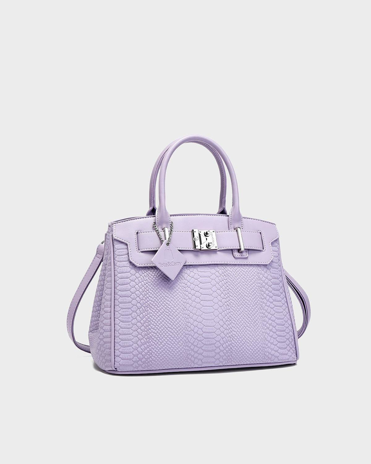 Signature Luxury Prosper Tote In Lavender