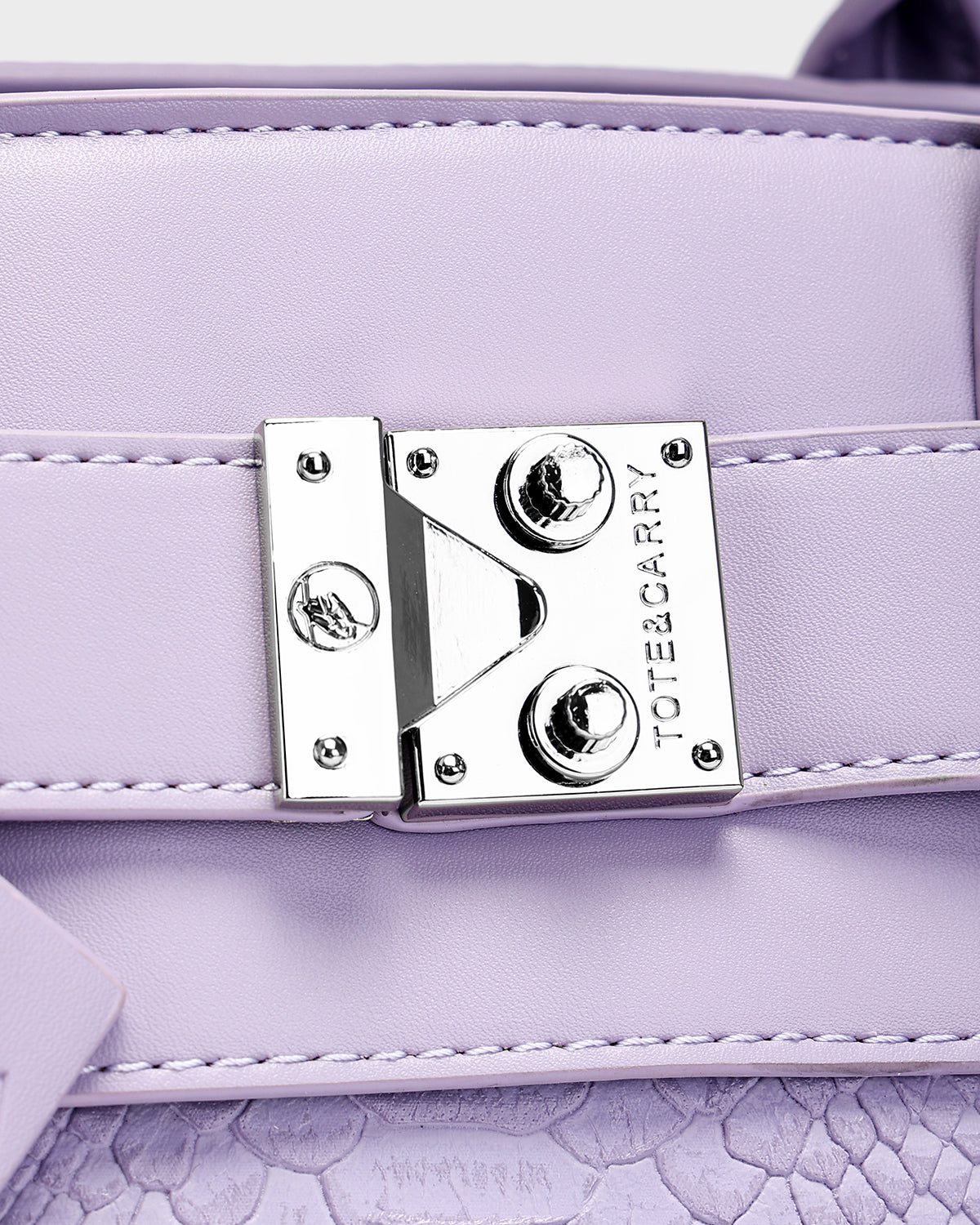 Signature Luxury Prosper Tote In Lavender