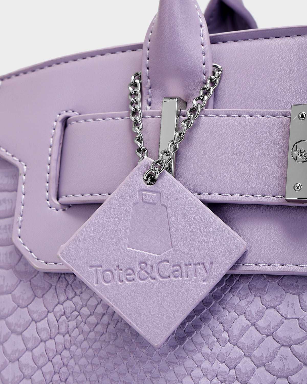Signature Luxury Prosper Tote In Lavender