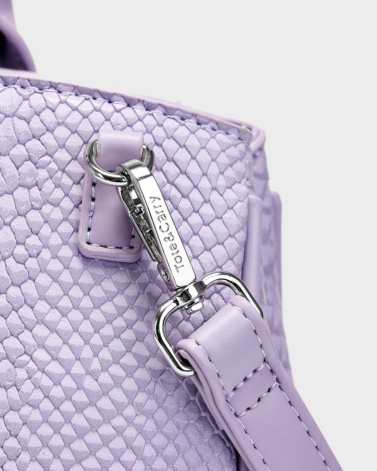 Signature Luxury Prosper Tote In Lavender