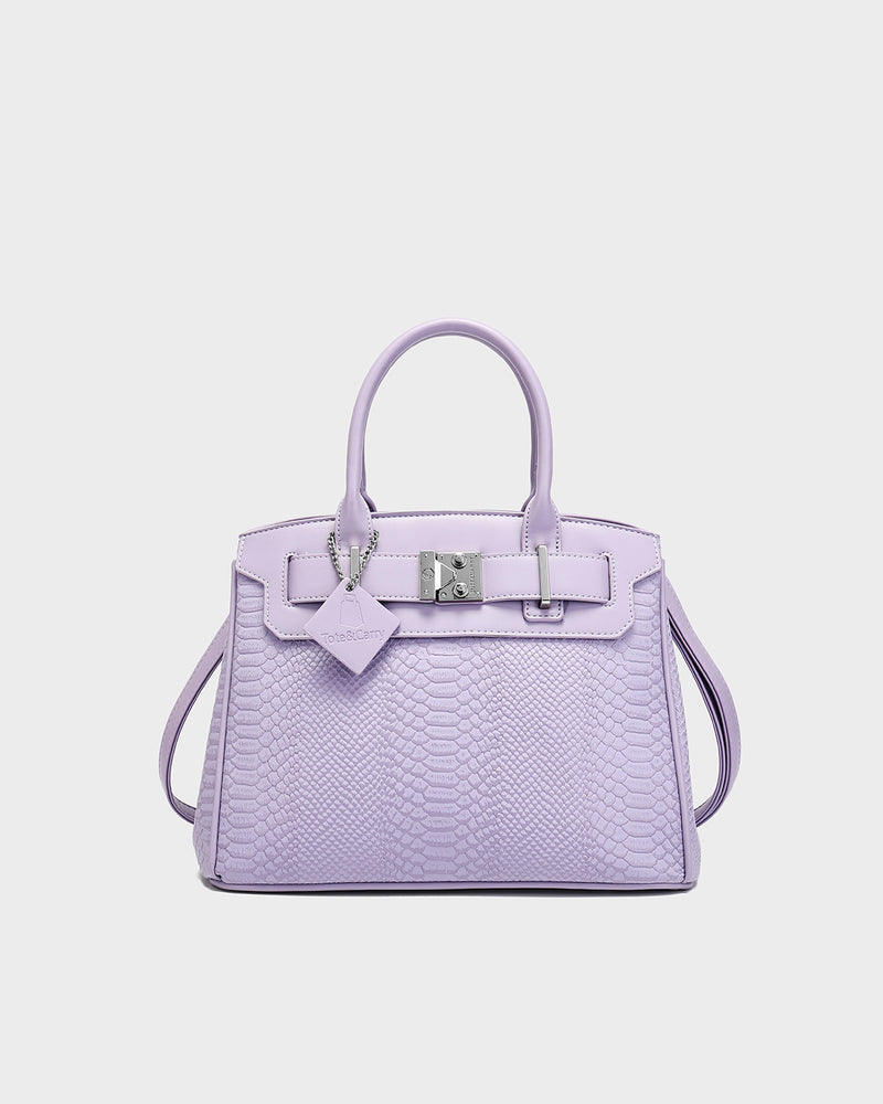 Signature Luxury Prosper Tote In Lavender