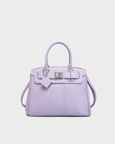 Signature Luxury Prosper Tote In Lavender