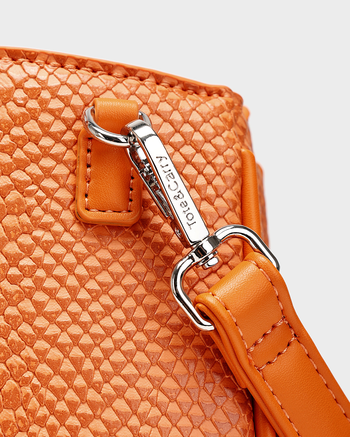Signature Luxury Prosper Tote In Orange Burst