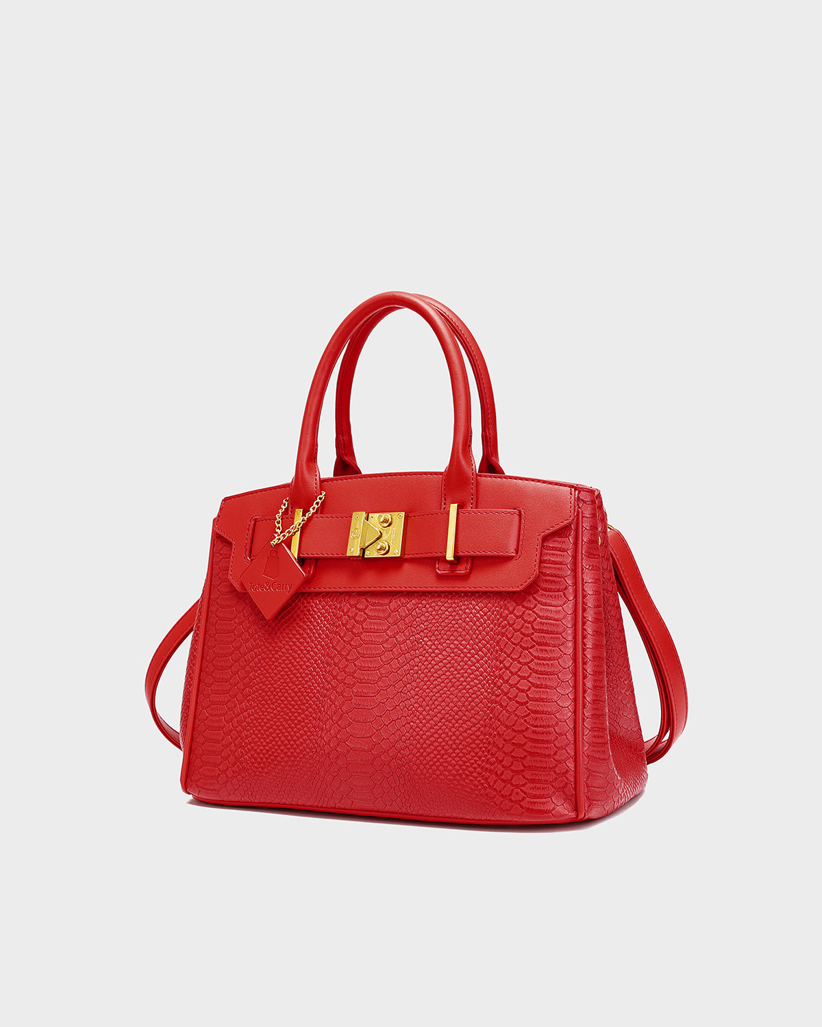 Signature Luxury Prosper Tote In Red