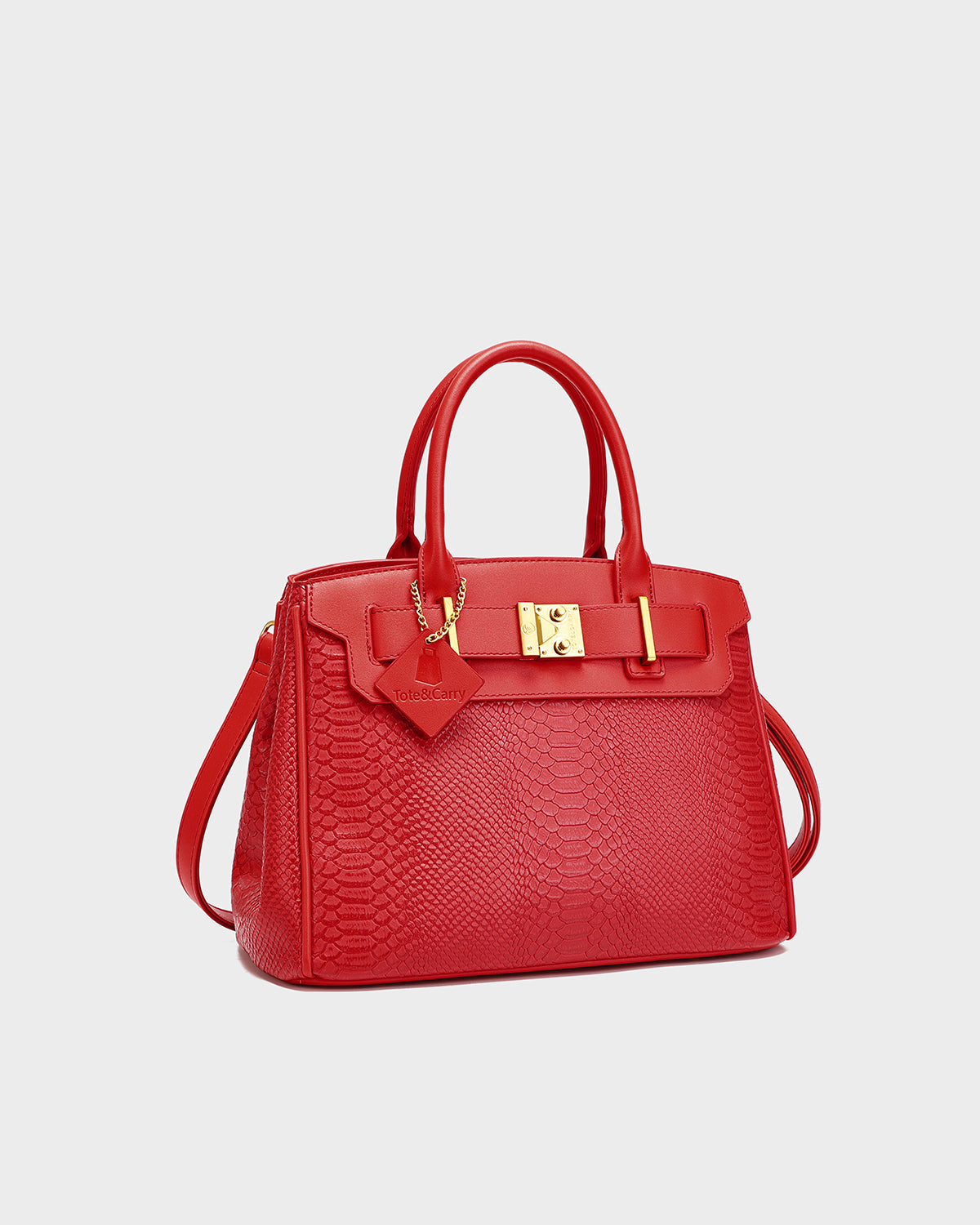Signature Luxury Prosper Tote In Red