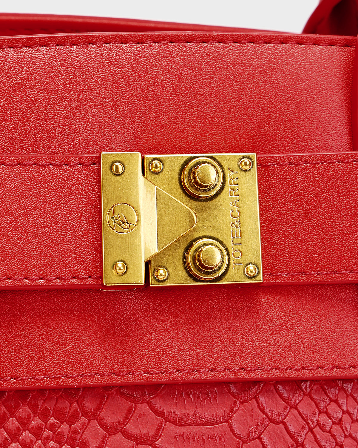 Signature Luxury Prosper Tote In Red
