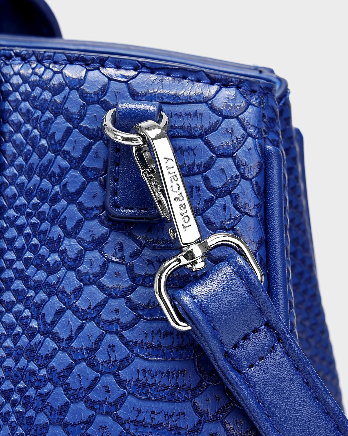 Signature Luxury Prosper Tote In Royal Blue