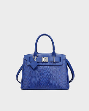 Signature Luxury Prosper Tote In Royal Blue