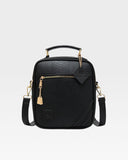Signature Mini Messenger Bag in Black