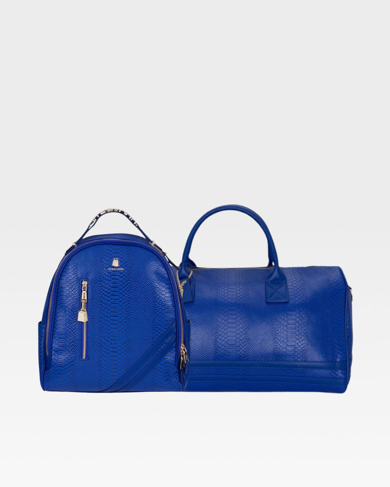 Signature Overnight Travel Set in Royal Blue