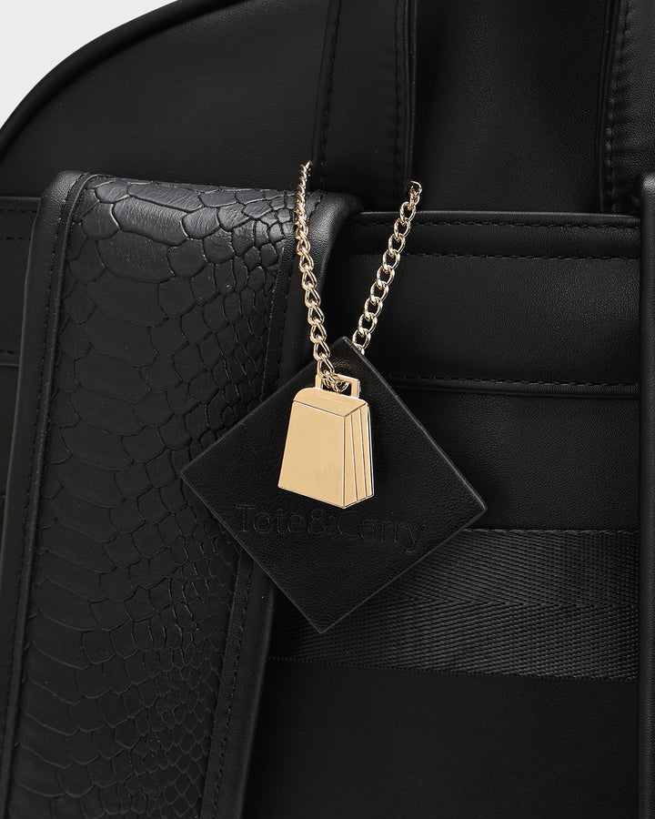 Signature Traveler Backpack in Black