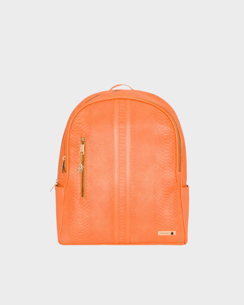 Signature Traveler Backpack in Sunset Orange