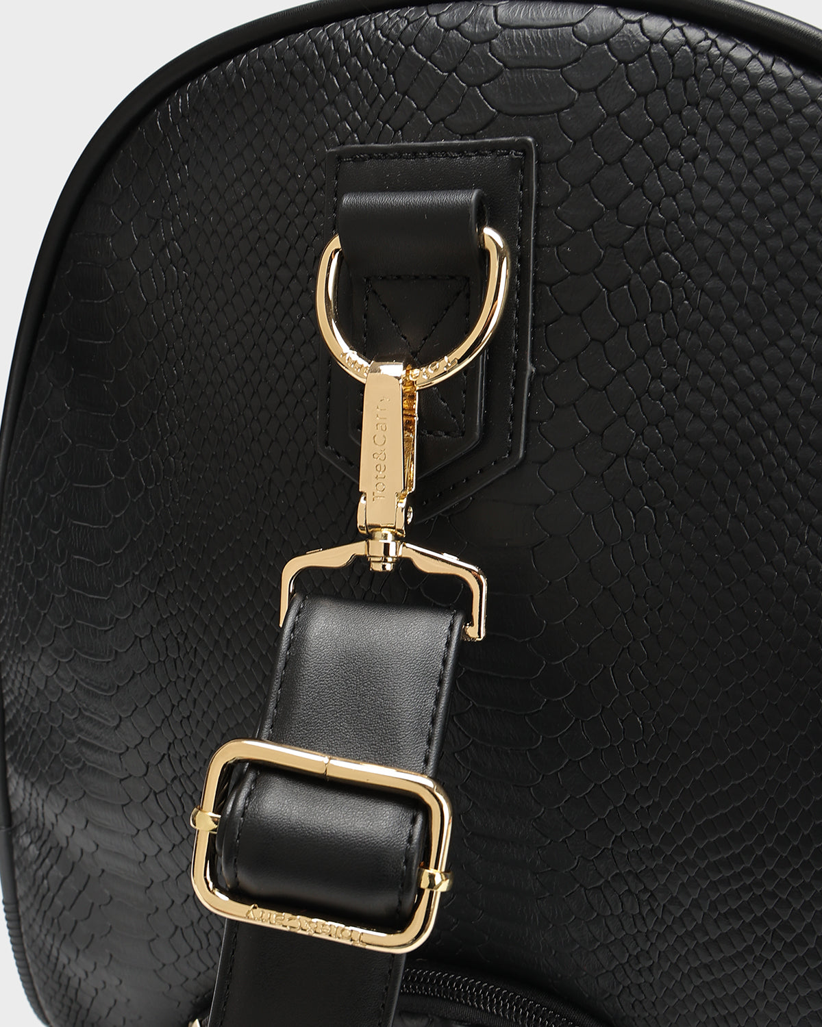 Signature Traveler Rolling Duffle in Black