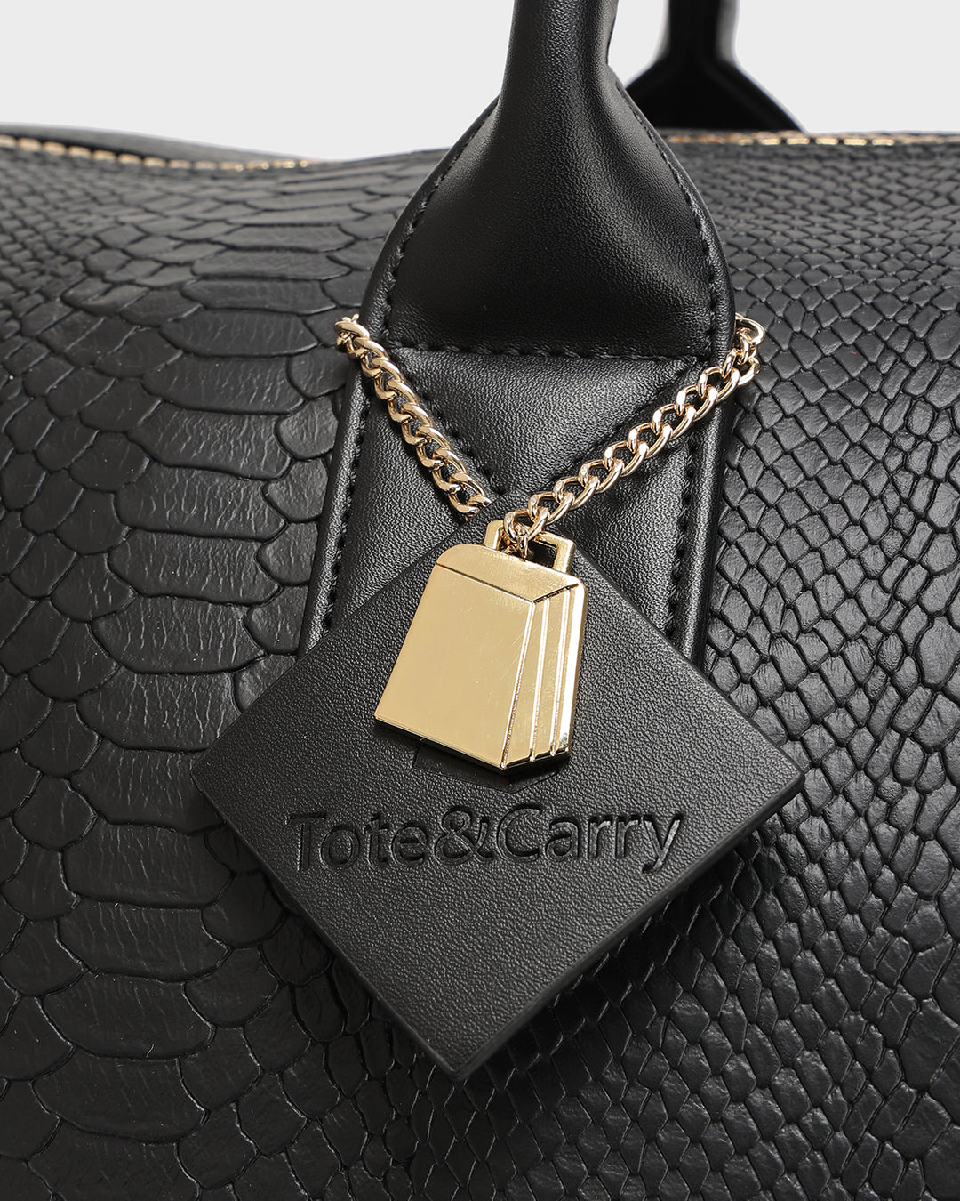 Signature Traveler Rolling Duffle in Black