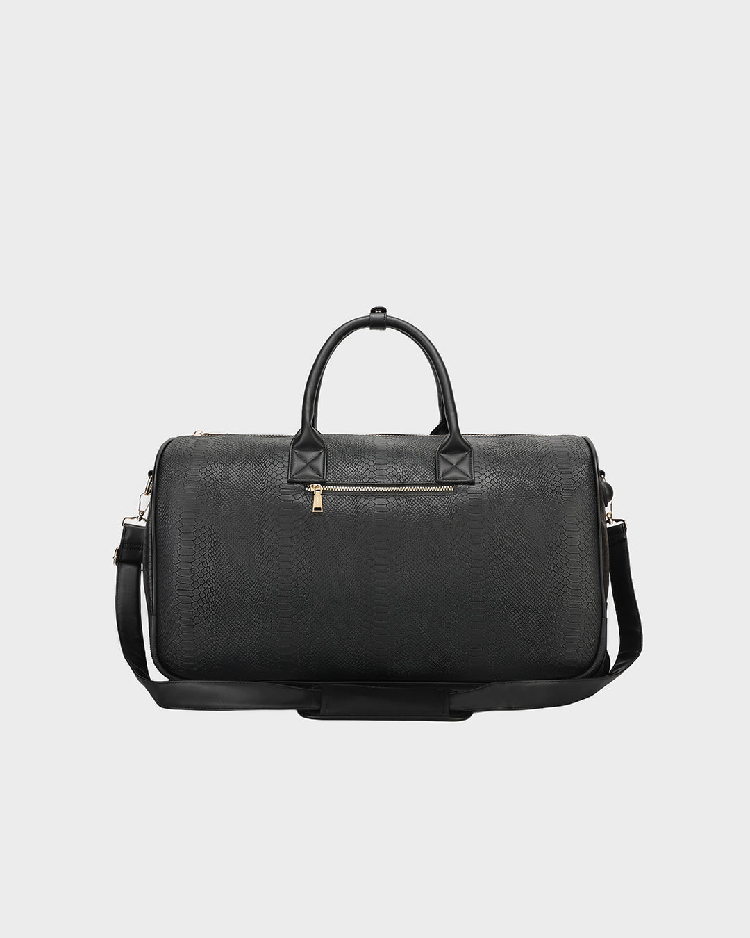 Signature Traveler Rolling Duffle in Black
