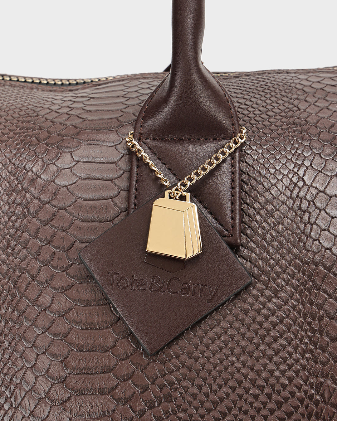 Signature Traveler Rolling Duffle in Chocolate