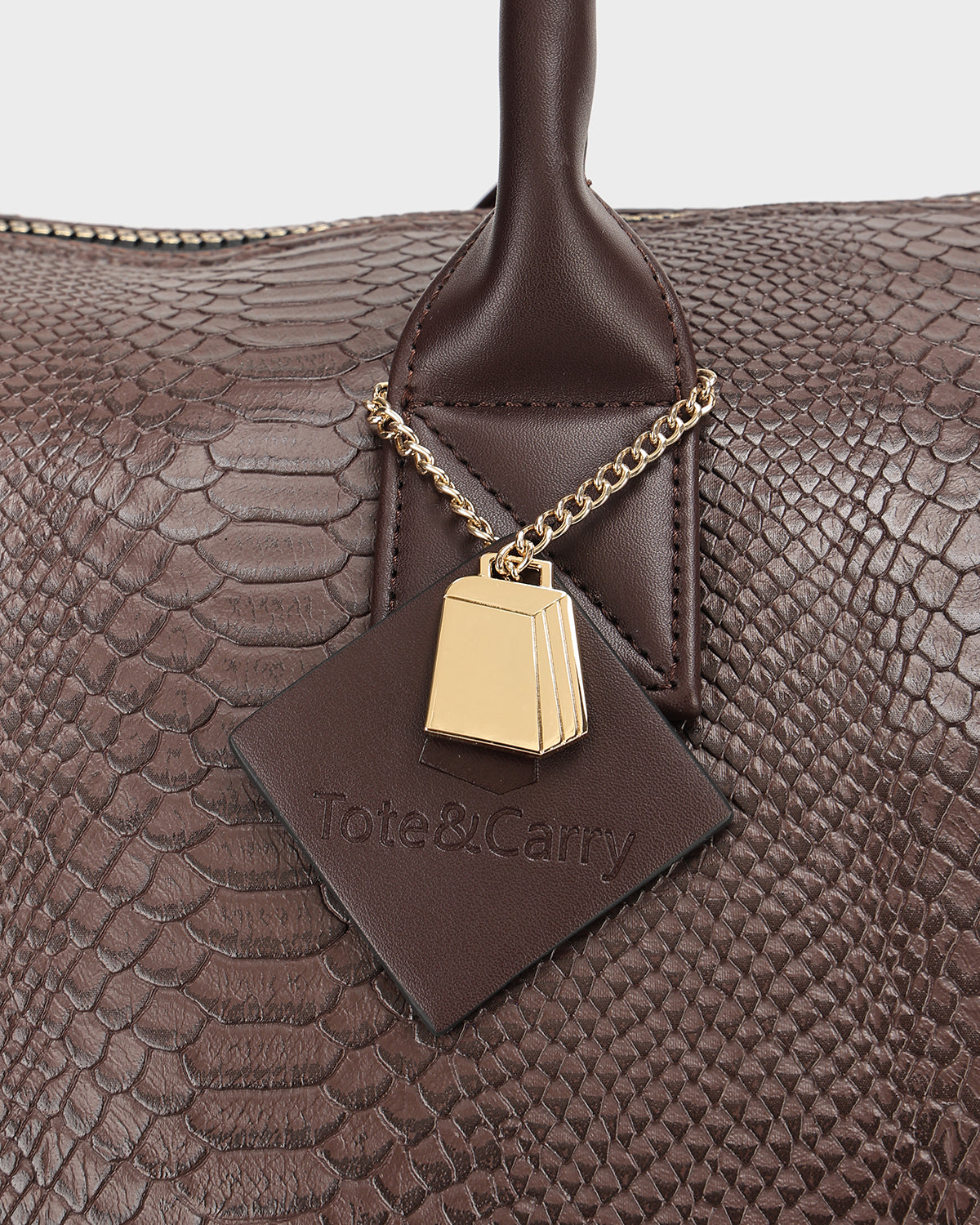 Signature Traveler Rolling Duffle in Chocolate