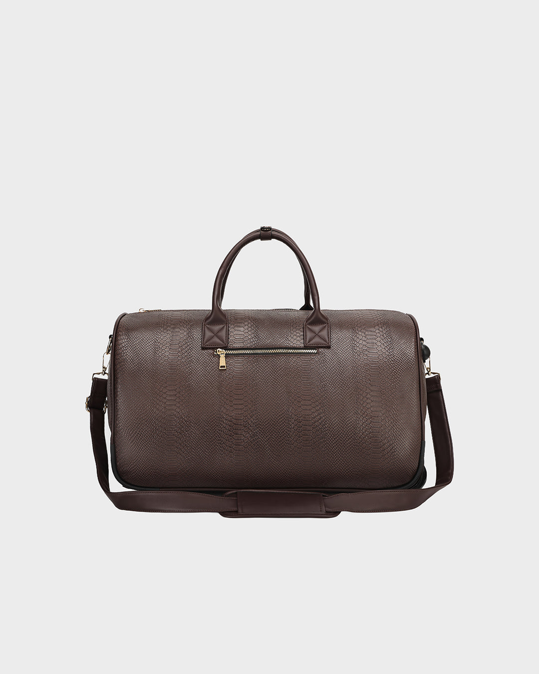 Signature Traveler Rolling Duffle in Chocolate