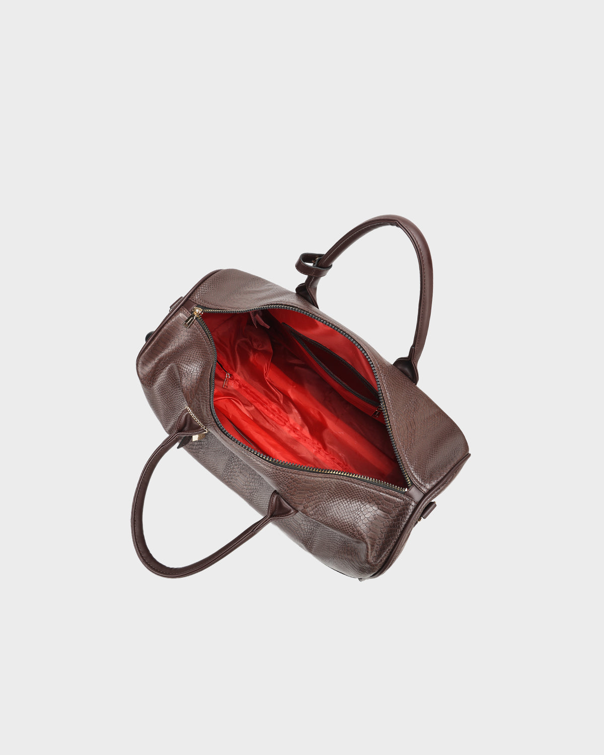 Signature Traveler Rolling Duffle in Chocolate