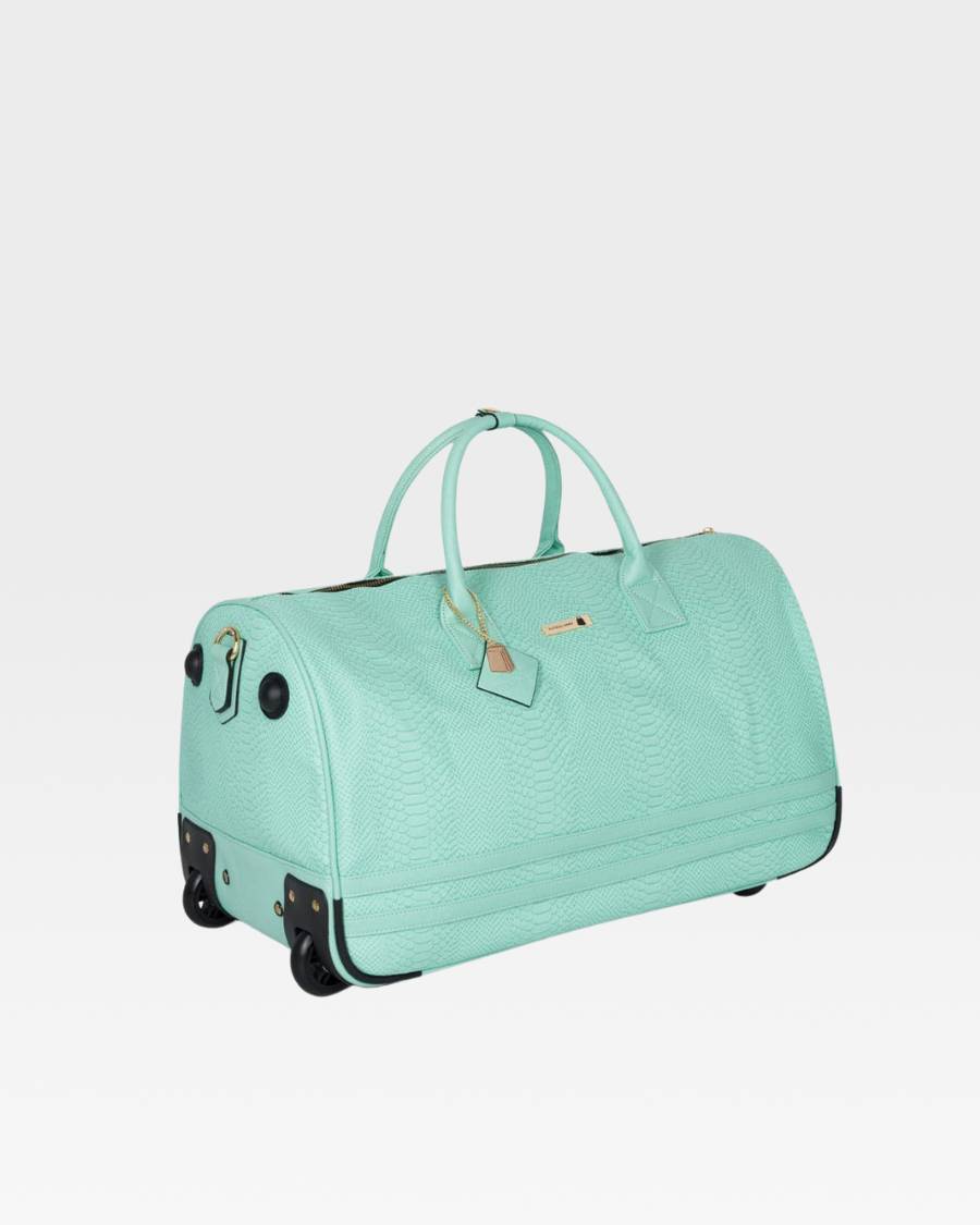 Apollo 1 Rolling Duffle Bag in Tiffany Blue