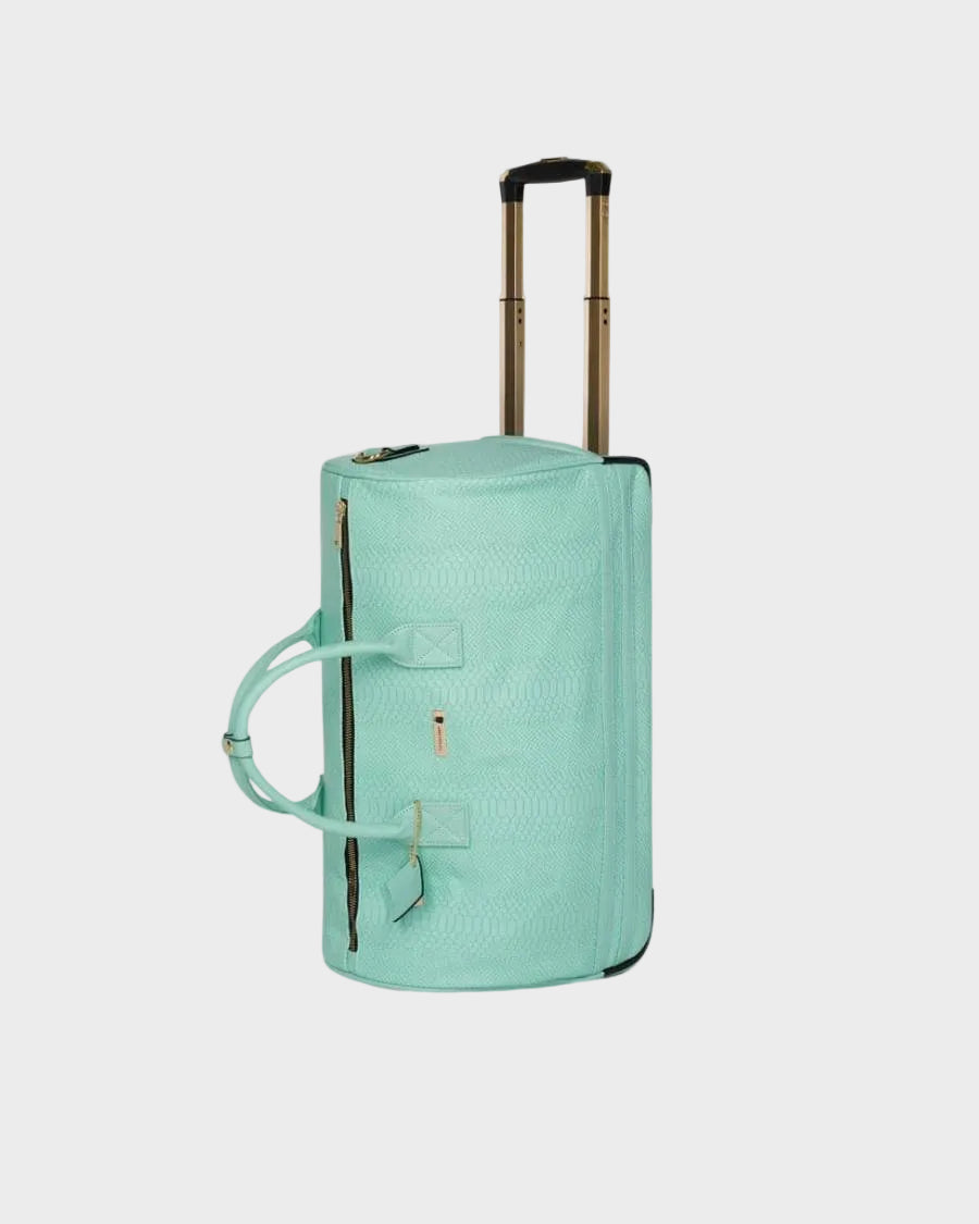 Apollo 1 Rolling Duffle Bag in Tiffany Blue