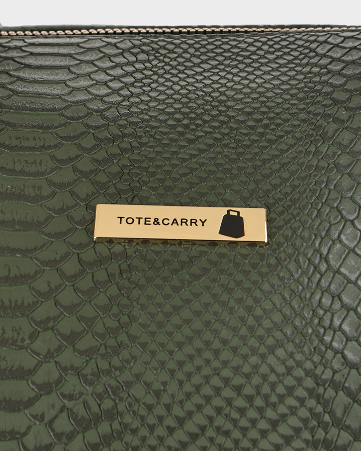 Signature Traveler Rolling Duffle in Olive