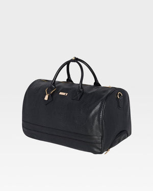 Signature Traveler Rolling Duffle Set in Black