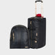 Signature Traveler Rolling Duffle Set in Black