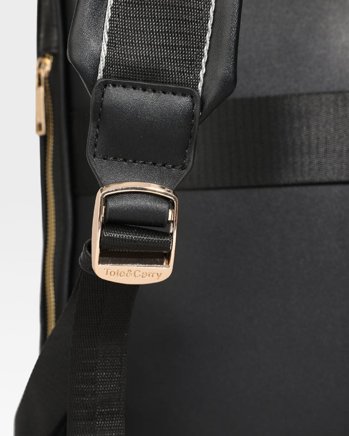 Caution Tape Backpack in Black