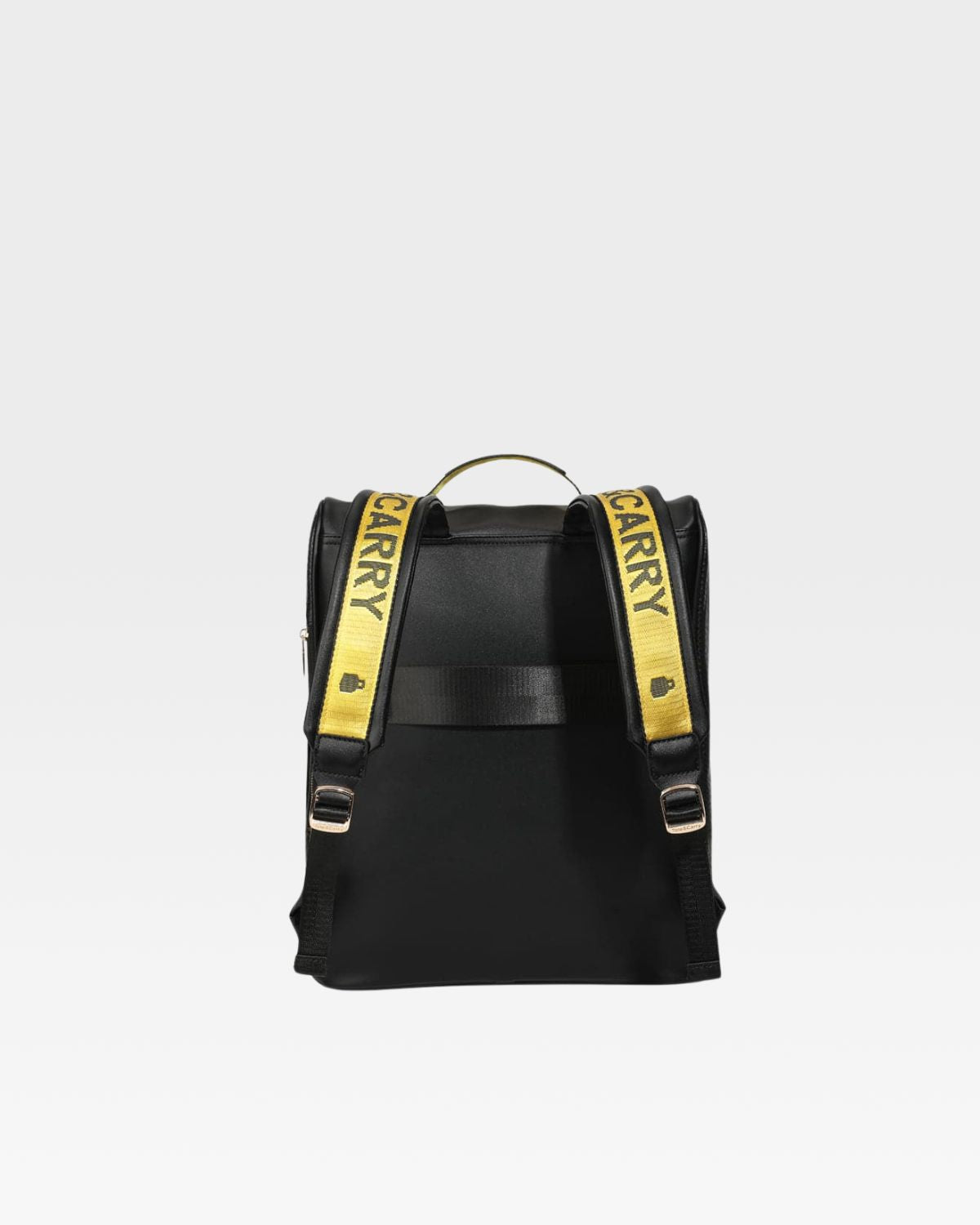 Caution Tape Backpack & Roller Duffle Set in Black and Yellow