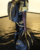 Signature Urban Rolling Duffle Set in Black & Yellow